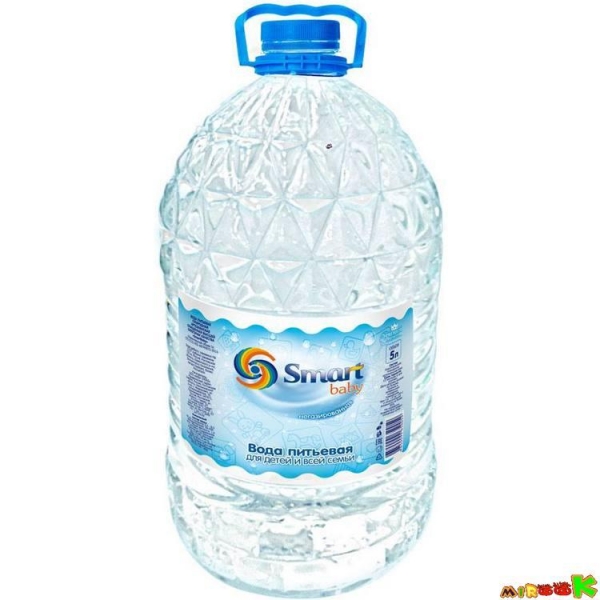 Детская вода Smart Baby 5 л - питьевая природная артезианская высшей категории негазированная.