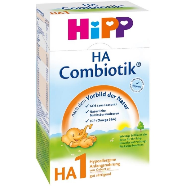 Молочная смесь Hipp HA 1 Combiotic гипоаллергенная 500 гр - для детей от 0 до 6 мес.