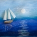 Набор TOYZY картина шерстью «Корабль в море» А4 mySweeBe TZ-P017