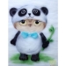 Набор TOYZY картина шерстью «Сова в костюме панды» А4 mySweeBe TZ-P024.