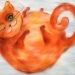 Набор TOYZY картина шерстью «Рыжий кот» 30х30 mySweeBe TZ-P031.