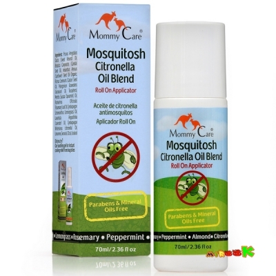 Роликовый гель от насекомых Mommy care 70 мл. - для детей с 6 мес. Mosquitosh Roll On Gel.
