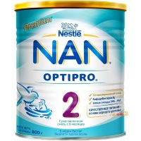 Молочная смесь NAN 2 Optipro® 800 грамм для детей с 6-12 месяцев.