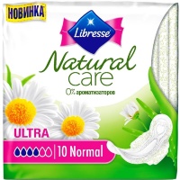 Гигиенические прокладки Libresse® Natural Care Ultra Normal 10 шт.