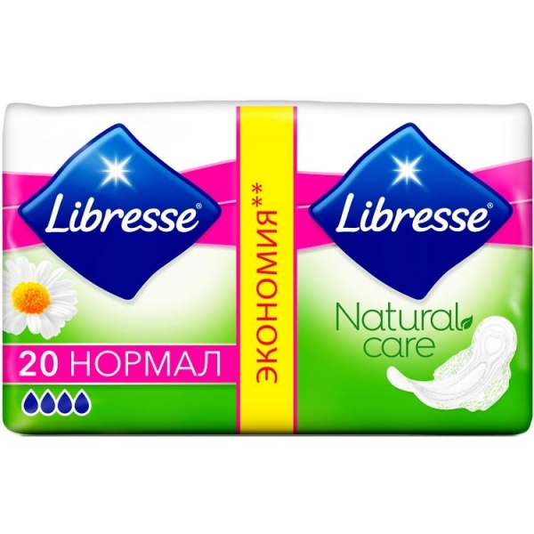 Гигиенические прокладки Libresse® Natural Care Ultra Normal DUO 20 шт.