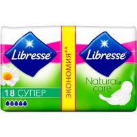 Гигиенические прокладки Libresse® Natural Care Ultra Super 18 шт.