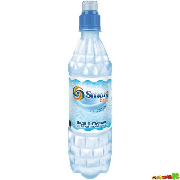 Детская вода Smart Baby спорт-кэп 0,33 л - питьевая природная артезианская высшей категории негазированная.