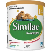 Молочная смесь Similac Комфорт 1® 375 гр - для детей с рождения до 6 месяцев.