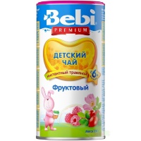 Детский чай Bebi® Premium фруктовый 200 гр. для детей с 6 мес.