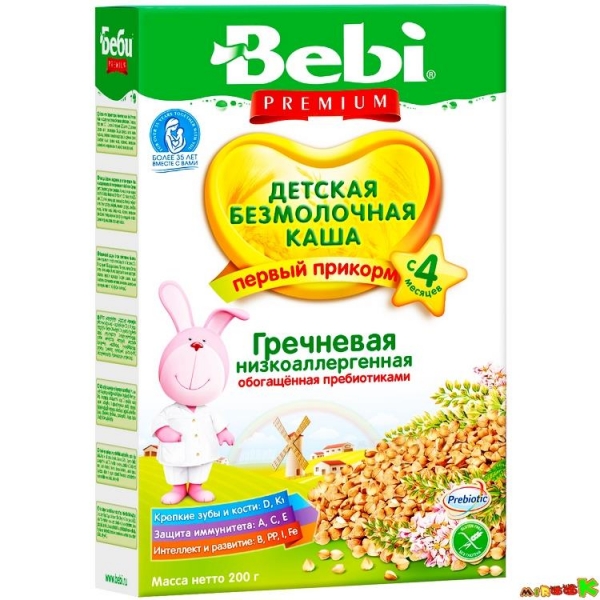 Каша c 4 мес. молочная Bebi Премиум гречка с козьим молоком ( г) - irhidey.ru