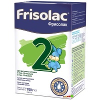 Молочная смесь Frisolac® Фрисолак 2 c нуклеотидами 700 гр. карт. пач. для детей от 6 до 12 мес.