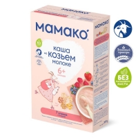 Каша МАМАКО 7 злаков с ягодами 200 гр. на козьем молоке для детей с 6 мес.