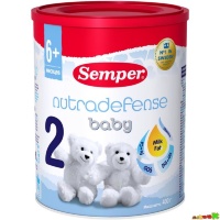 Молочная смесь Semper Nutradefense Baby 2® 400 грамм для детей с 6 месяцев.