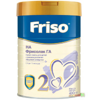 Молочная смесь Friso® Фрисолак ГА 2 с DHA/АRA 400 гр гипоаллергенная с пребиотиками и нуклеотидами для детей от 6 до 12 мес.