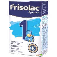 Молочная смесь Frisolac® Фрисолак 1 c нуклеотидами 350 гр для новорожденных детей от 0 до 6 мес.