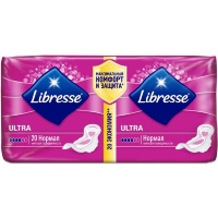 Гигиенические прокладки Libresse® Ultra Normal DUO с мягкой поверхностью 20 шт.