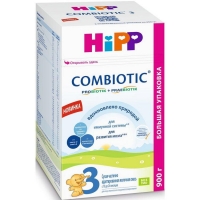 HiPP 3 Combiotic 900 грамм молочная смесь для детей с 10 месяцев.