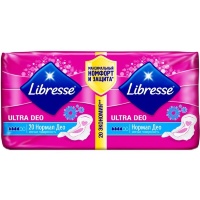 Гигиенические прокладки Libresse® Ultra Normal DEO с мягкой поверхностью 20 шт.