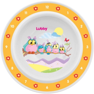 Тарелка на присоске LUBBY "Веселые животные" от 6 мес.
