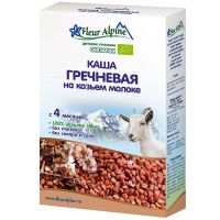 Каша Fleur Alpine Гречневая на козьем молоке 200 гр. Organic для детей с 4 мес.
