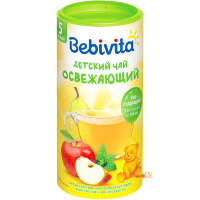 Детский чай Bebivita освежающий гранулированный от 5 месяцев 200 грамм.